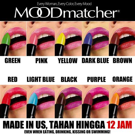 moodmatcher lipstick color chart